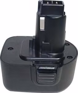 Batteria T6 Power per Black and Decker CD12CAB, Ni-MH, 12 V, 2000 mAh (24 Wh), nero