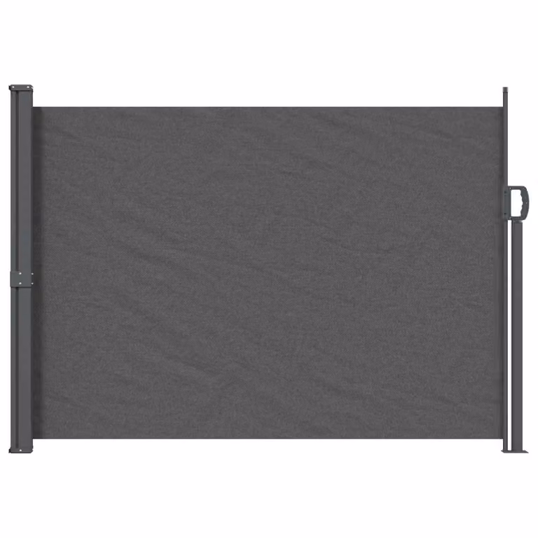 Tenda laterale retrattile vidaXL in poliestere e acciaio, colore antracite/grigio, L: 300 cm, H: 160 cm
