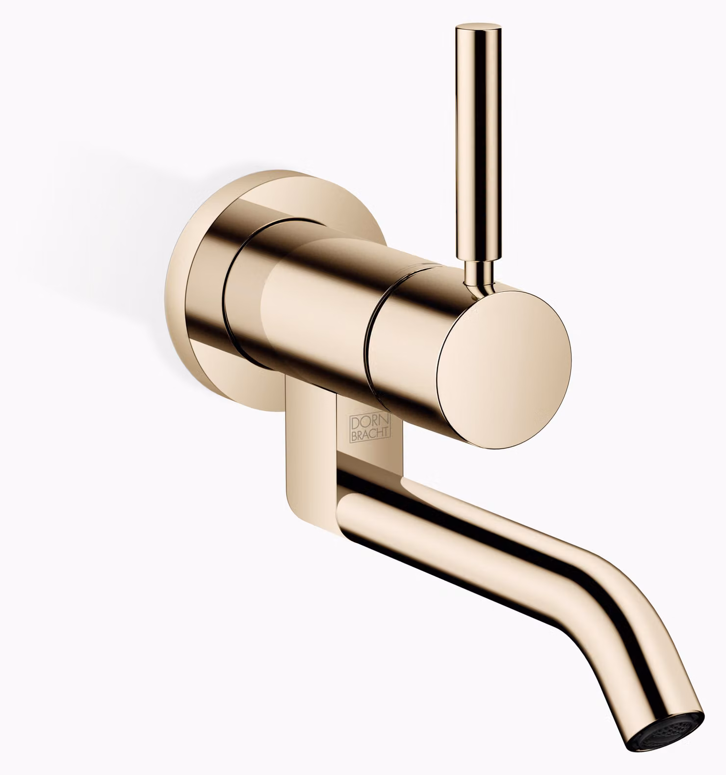 Dornbracht META Mitigeur monocommandé mural pour lavabos sans vidage, saillie 185mm, 36805660-26, 36805660-26