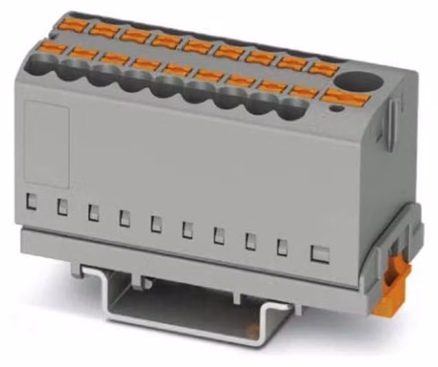 Phoenix Contact blocco di distribuzione 0,14-4qmm, 18-p. PTFIX 18X2,5-G BU