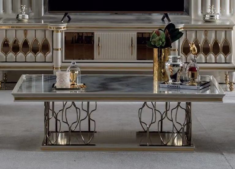 Couchtisch Grau Beistelltisch Elegantes Design Elegantes Wohnzimmer Modern