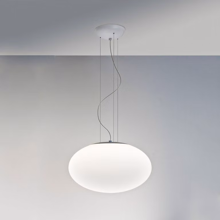 Astro Zeppo - Pendente a soffitto Globe a 1 luce, bianco, E27