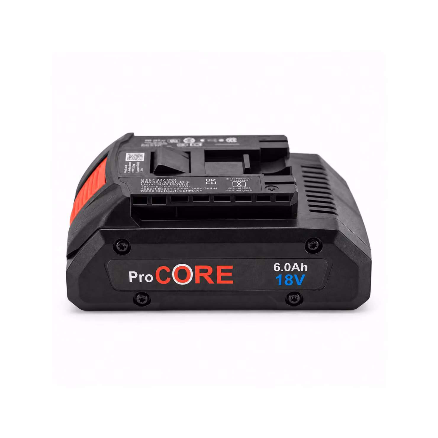 Batteria da 18V, 6,0Ah – compatibile con il sistema Bosch Professional ProCORE 18V – batteria agli ioni di litio da 108 Wh con indicatore LED
