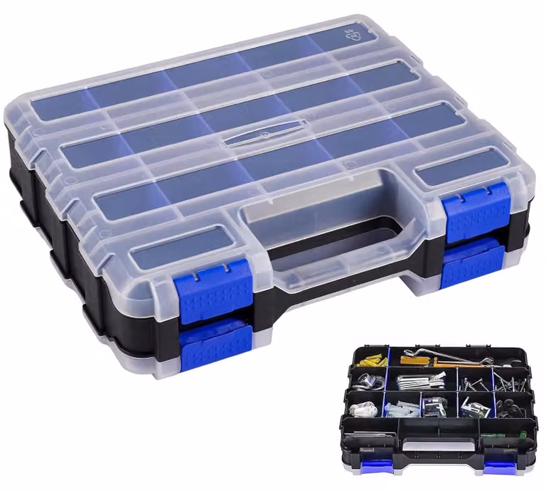 Solidchoice - Scatola portatile per viti con 34 scomparti