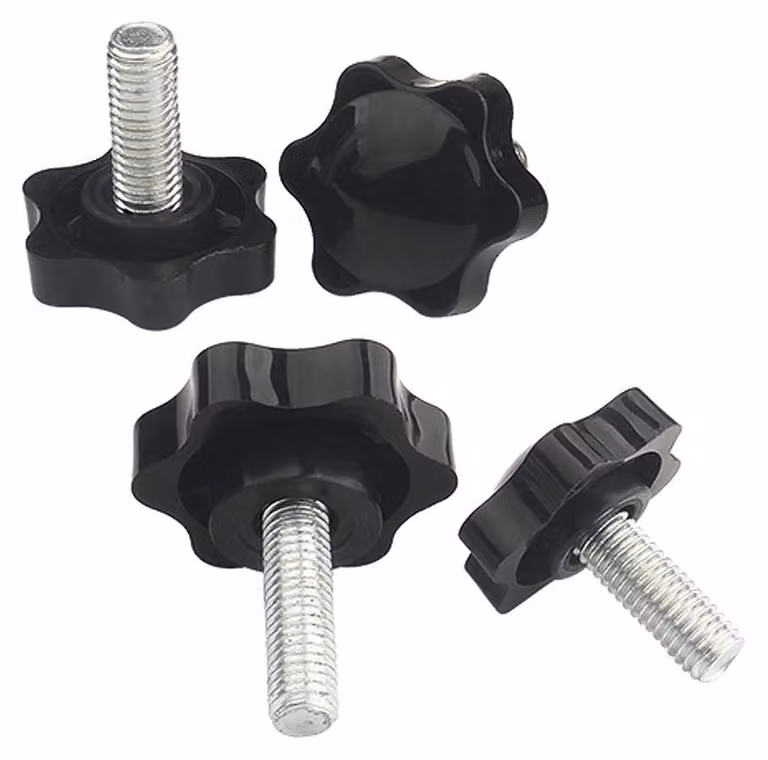 Vite con testa a stella scanalata, M10×45mm, confezione da 5 pezzi, per regolazioni manuali