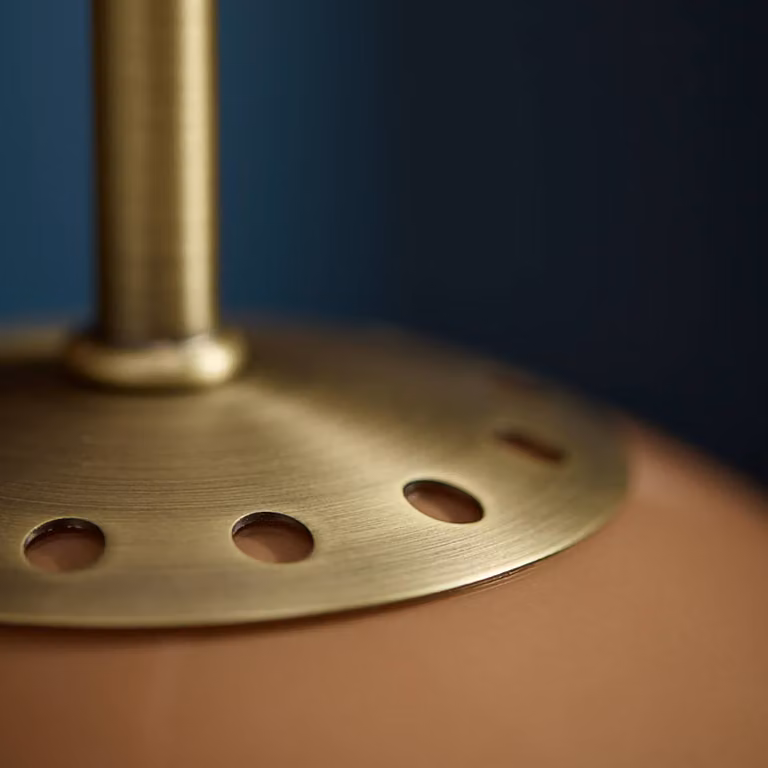 FRANDSEN Lampada a sospensione in vetro Ball, dimmerabile, Marrone / Ruggine, Soggiorno / Sala da pranzo, Vetro, Design, Lampada a sospensione