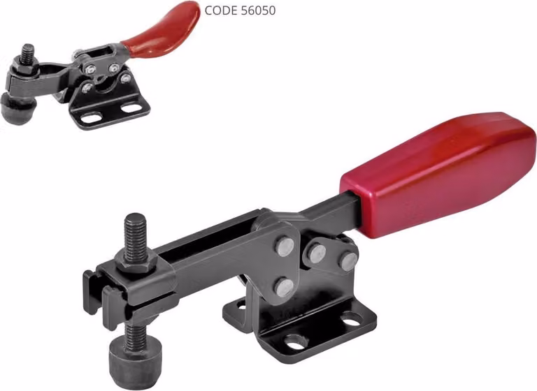 Morsetto verticale PIHER con leva orizzontale - M6 217U - 56052