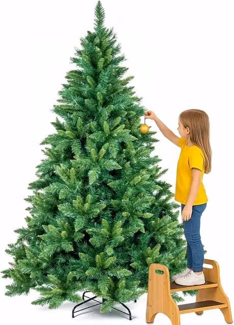 Albero di Natale Canberra Verde Bakaji Altezza: 210 cm – 1