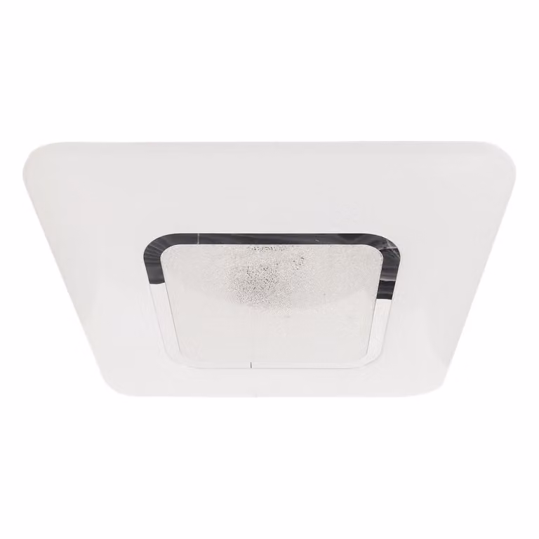 Plafond moderno quadrato 54 cm LED 65W bianco / cromo Sparky Milagro