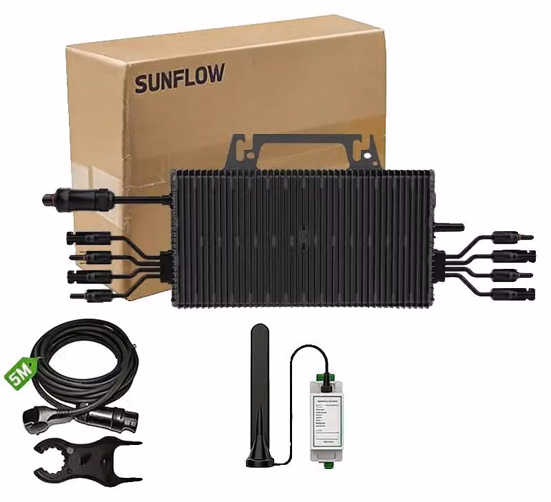Micro-inverter solari, alta efficienza energetica, monitoraggio remoto, 1200W, 230V, 16-60V