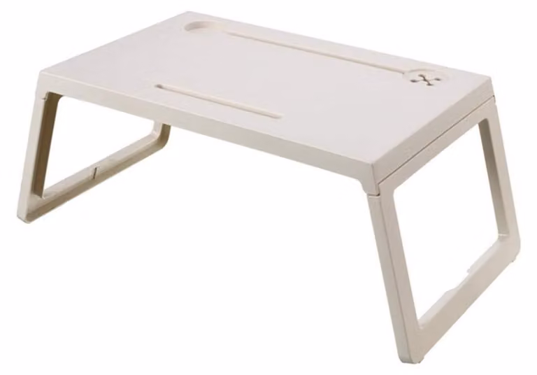 Solidchoice - Scrivania pieghevole con fessura per biglietti da visita, ideale per laptop