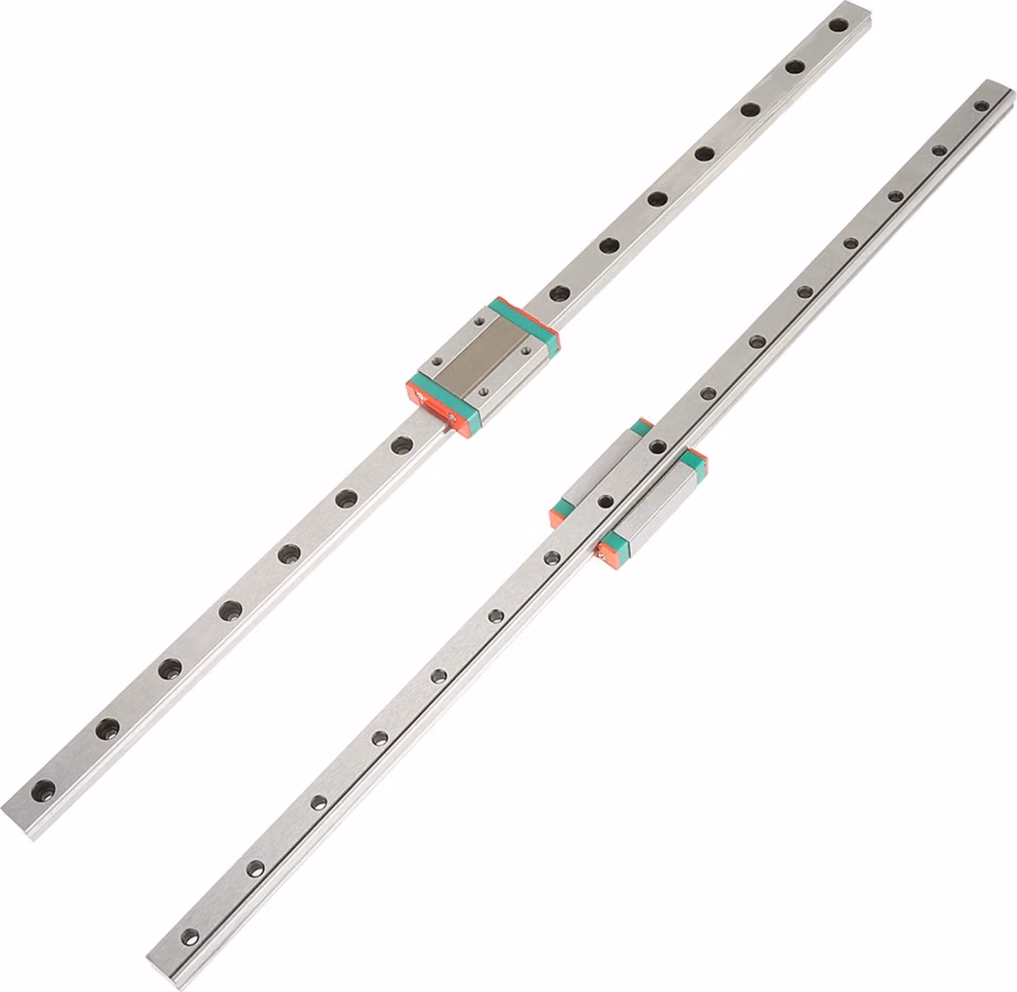 2 guide lineari LML12H lunghe 400 mm con pattini MGN12H