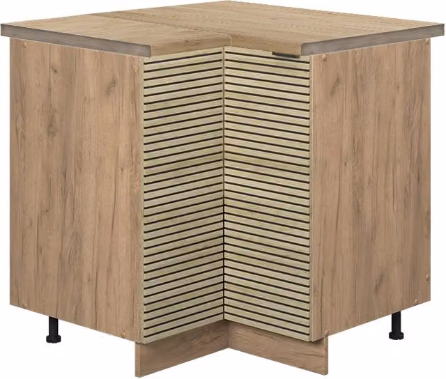 Mobile ad angolo cucina Fame-Line Pannello in quercia/Rovere dorato 80.5 cm, PL Rovere Vicco