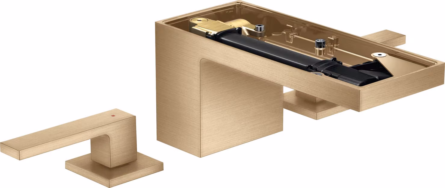 hansgrohe AXOR MyEdition Mélangeur lavabo 3 trous 70 avec vidage à ouverture rapide, sans plaque, 47052140, 47052140