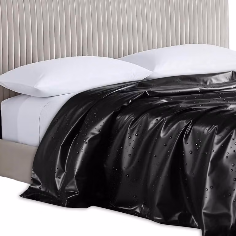 Pellicola protettiva in PVC, impermeabile, 200x220 cm, colore nero