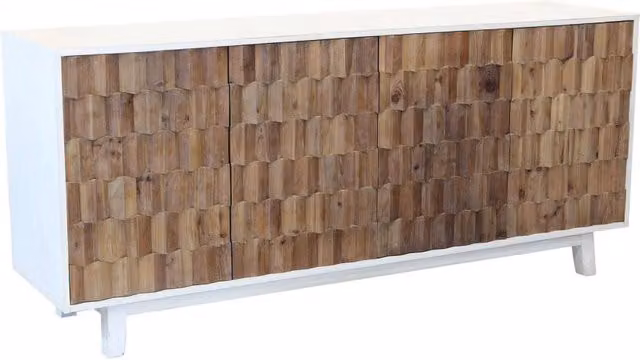 Madia Moderna con decoro in Legno cm 180x45x80 - JAMAR