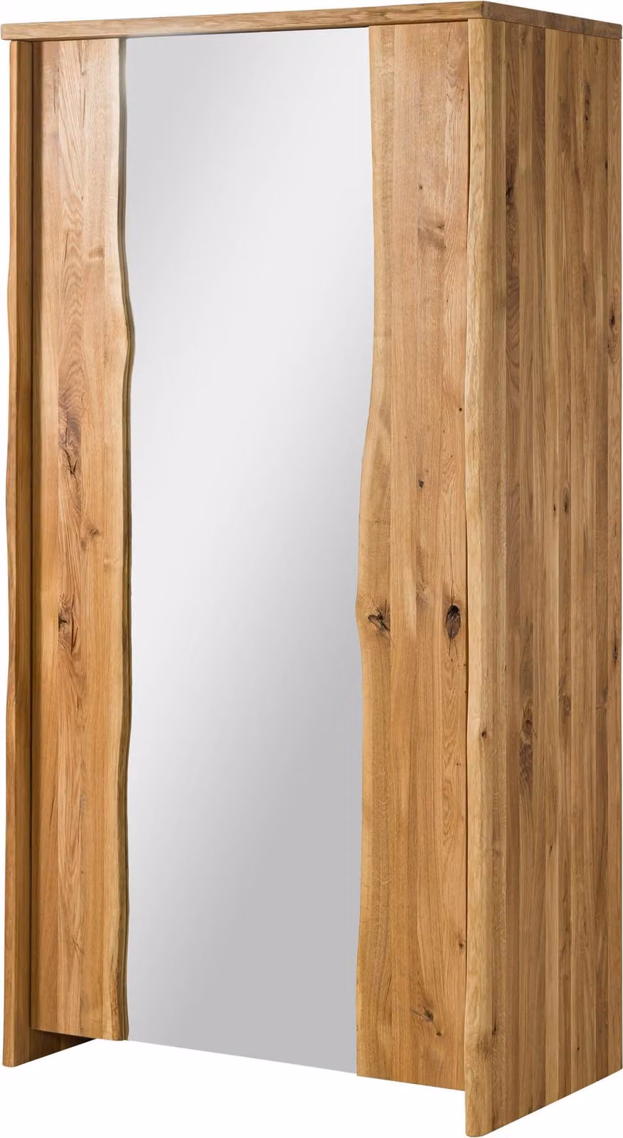 MASSIVMOEBEL24 | Armadio in legno di quercia selvatica 100x60x204 oliato naturale PURE OAK #113