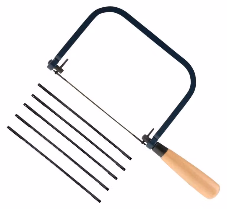 Set di lame per seghetto universale Coping, composto da 5 lame per legno, metallo e plastica