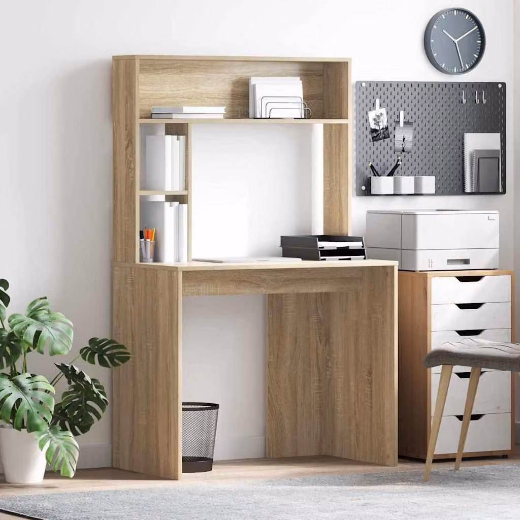 Maison Exclusive - Scrivania in rovere Sonoma 91 x 50 x 149 cm Materiale ligneo