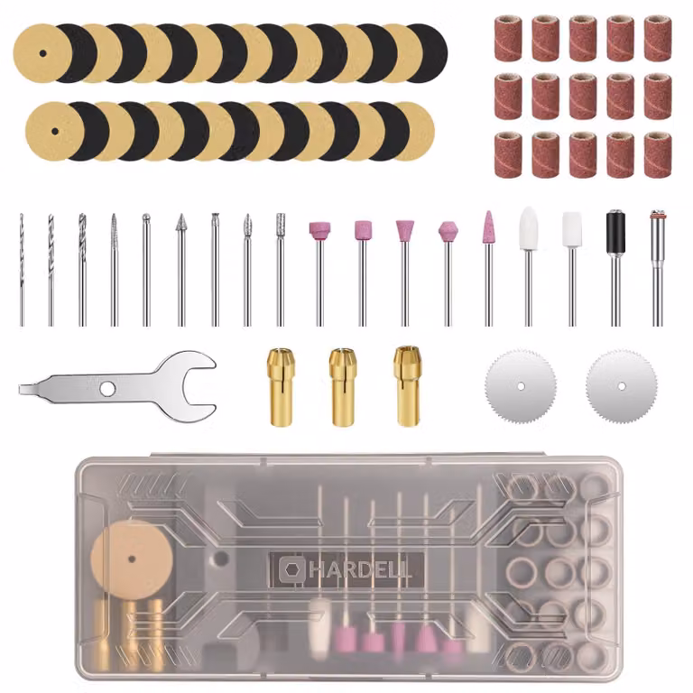 Set di accessori per utensili multifunzione, 69 pezzi, colore bianco