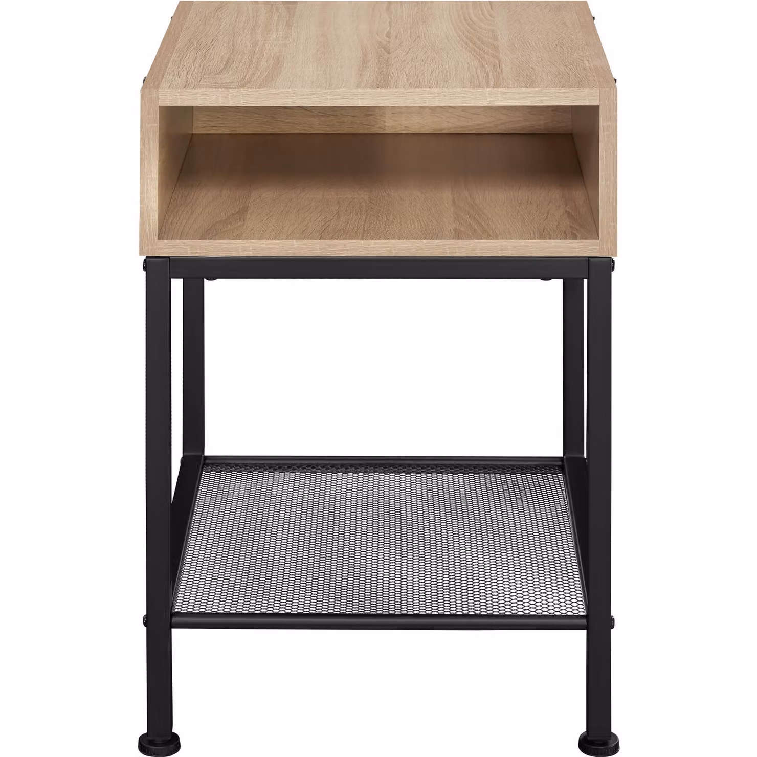Comodino Harlow TecTake in stile industriale color rovere con finitura opaca L/P/H: 40,5 x 40,5 x 59 cm – 3