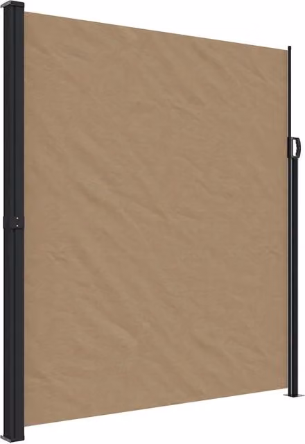 Tenda parasole laterale retrattile manuale DESIGN IN in poliestere beige con struttura in acciaio e alluminio, L: 600 cm, H: 220 cm