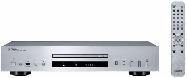 Lettore CD Hi-Fi Yamaha CDS303SI Argento con ingresso USB e Ottico