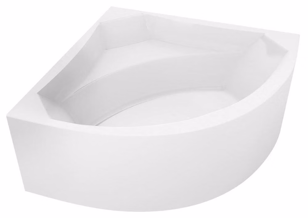 ROSANA MONOLITH vasca da bagno angolare 136x136x63cm, bianco