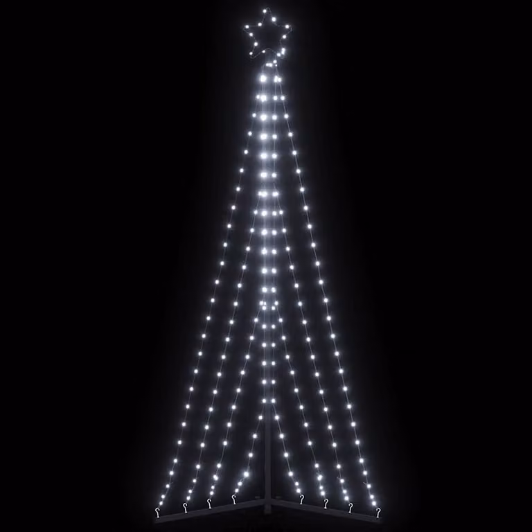 Albero di Natale con 339 LED bianco freddo vidaXL, Altezza: 180 cm