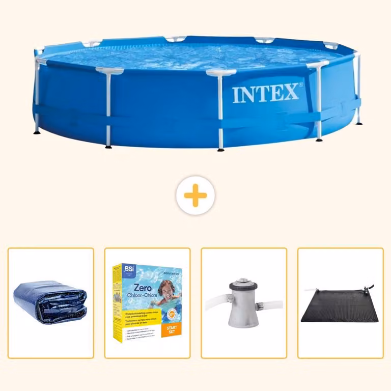 Piscina autoportante rettangolare - 305x76 cm - 5 pezzi - SCB11