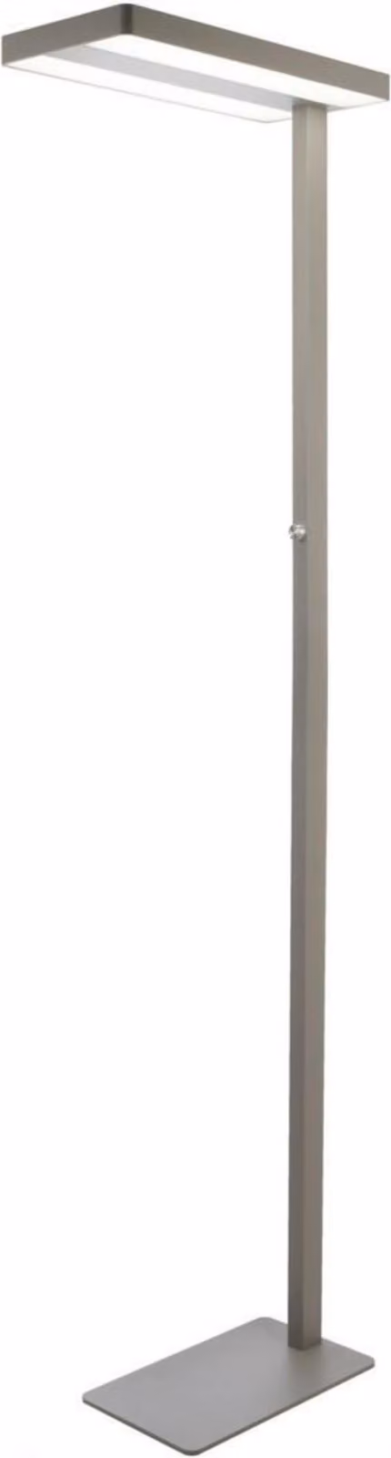 Light Impressions Deko-Light Lampada da terra Ufficio Due 100-277V AC/50-60Hz 80,00 W 4000 K 8300 lm 1950 mm argento 343016