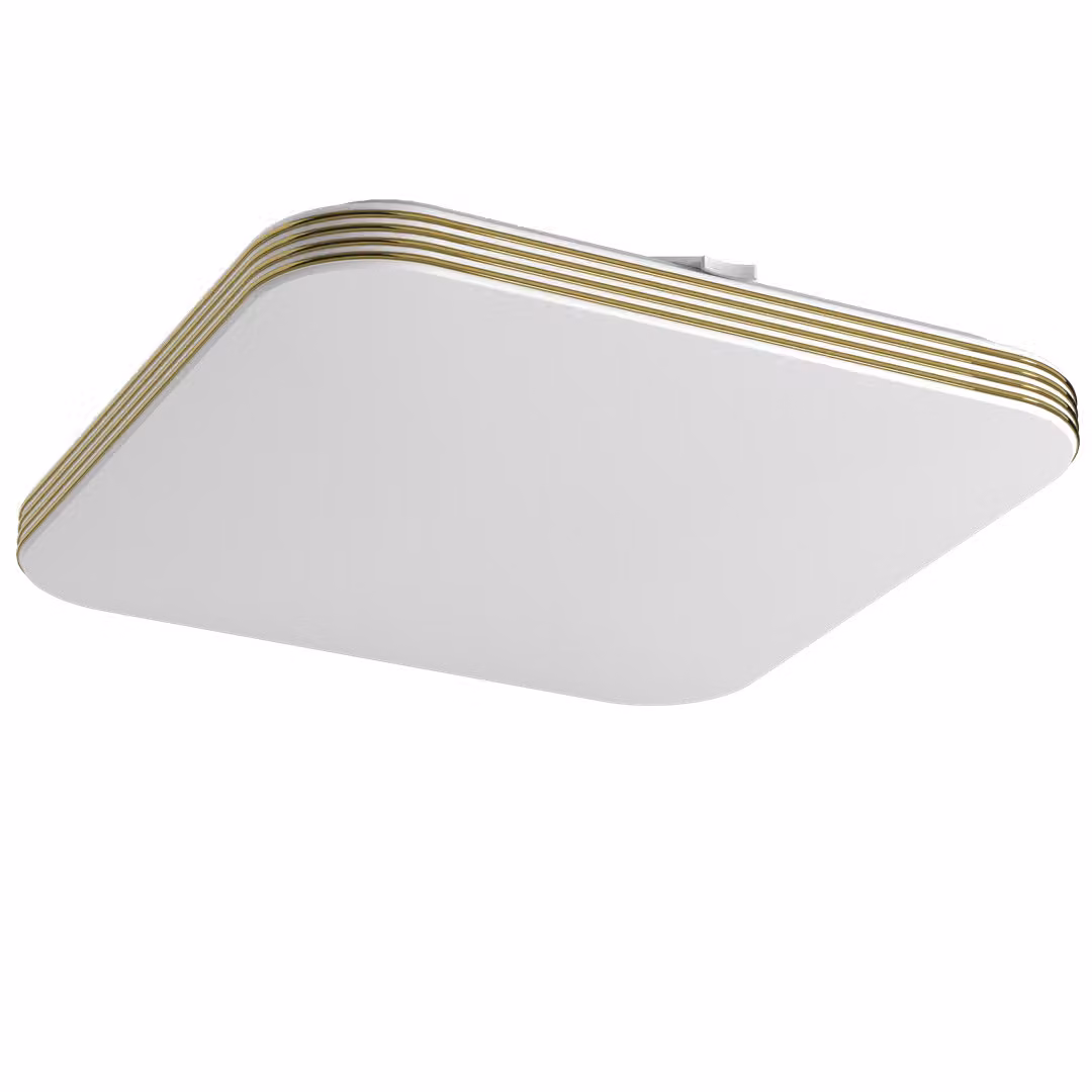 Plafond quadrato 33 cm LED 17W bianco/oro Dabar Eko-Light