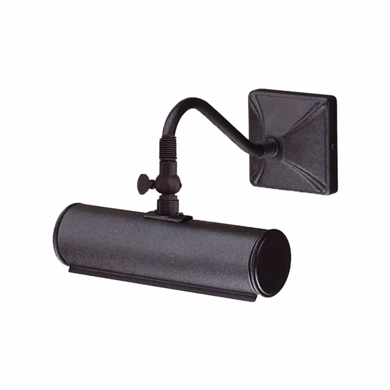 Elstead Lampada da quadri Picture Lights nera, 19 cm Lights, dimmerabile, Nero, Soggiorno / Sala da pranzo, Metallo, Antico, Applique