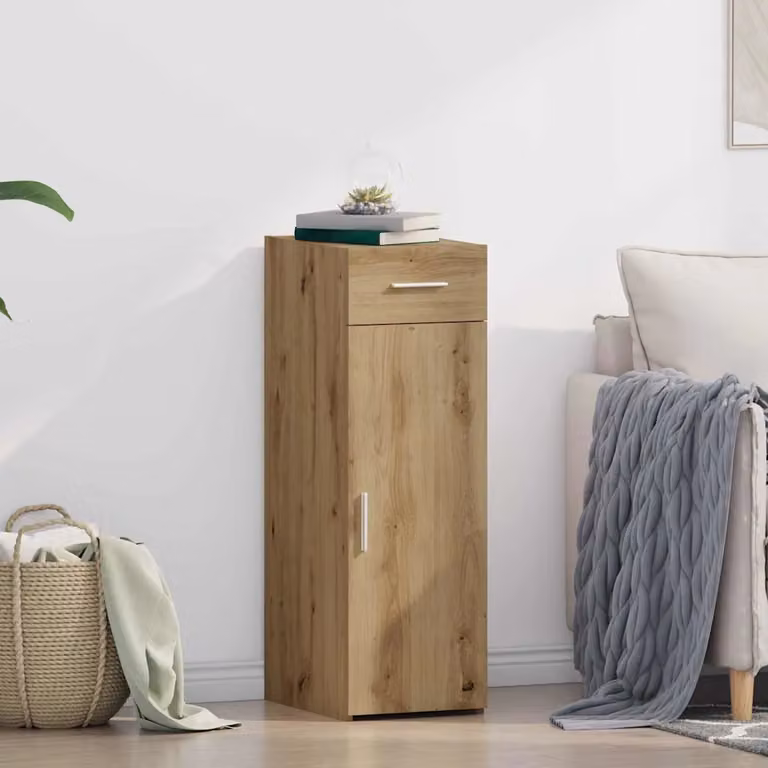 Credenza moderna vidaXL in rovere marrone L/P/H: 30 x 42,5 x 93 cm