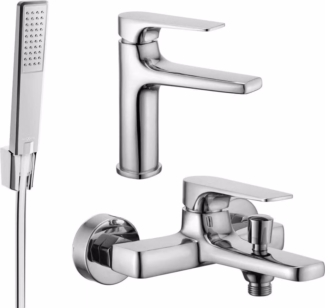 Mexen Lynx R72 set da bagno, cromato - 745903R72-00