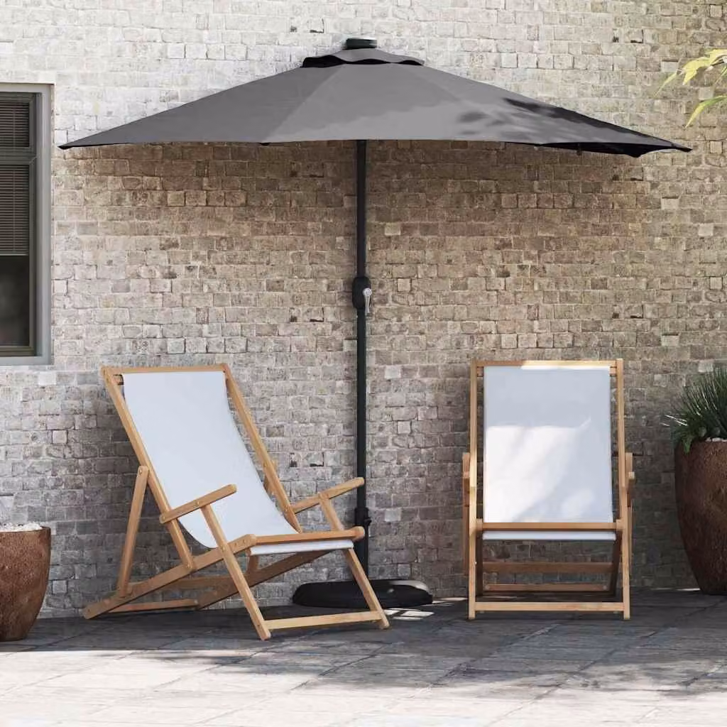 Maison Exclusive - Ombrellone da giardino, colore antracite, dimensioni 294 x 150 x 223 cm