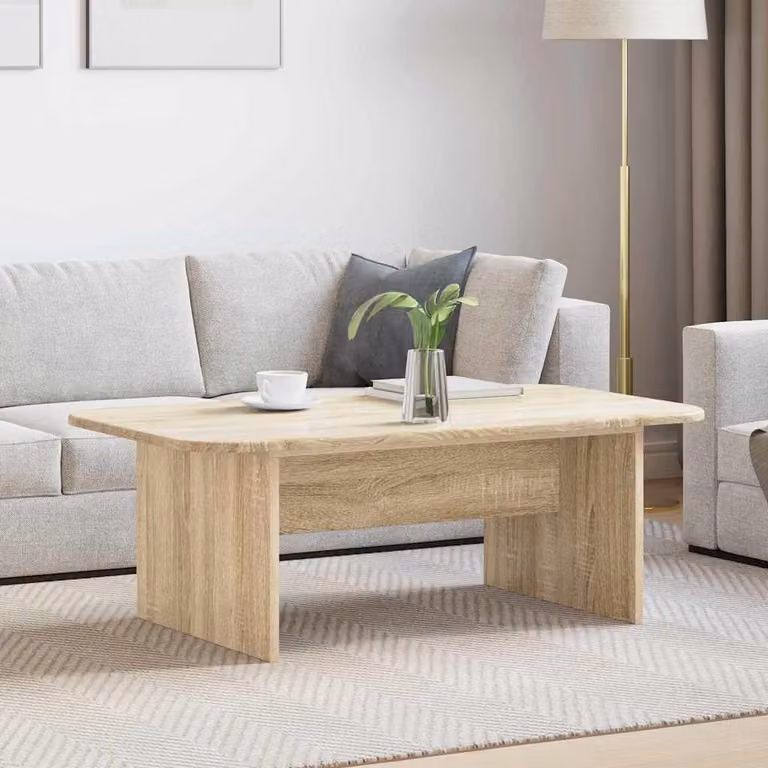 Maison Exclusive - Tavolino Sonoma in rovere 93 x 53 x 33 cm Materiale ligneo