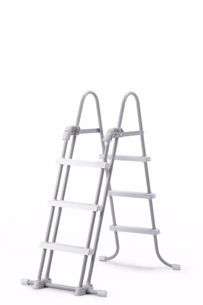 Intex, 128072 Scaletta di sicurezza senza piattaforma Per piscine di altezza compresa tra 91 e 107 cm Utilizzo a partire dal 1° settembre 2010