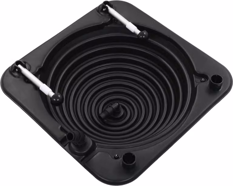 vidaXL Riscaldatore solare a sfera per piscina 5 pezzi 75x75x36 cm HDPE alluminio