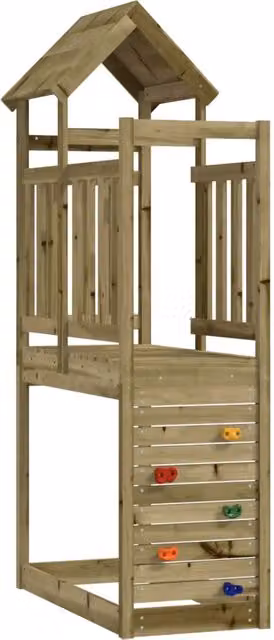 Torre da Gioco Marrone Legno Impregnato Solido 3417210
