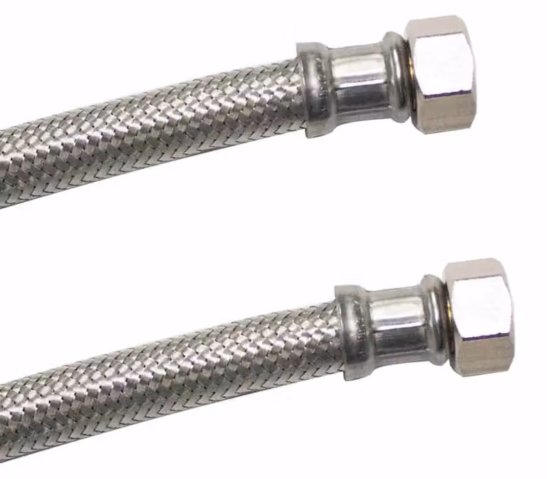 Tubo Flessibile in Acciaio Inox, 1/2 Pollice, 1500mm, DVGW