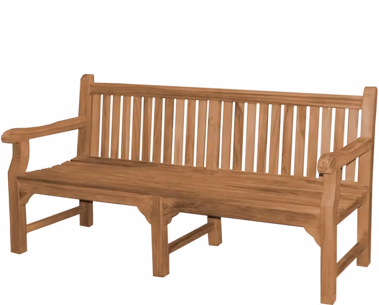 Gartenbank Teakholz Extra Stark Piceno 220cm Massivholz Wetterfest