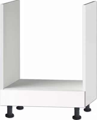 Piano cottura da incasso Optifit Bengt932 LxPxH 60 x 58,4 x 87 cm bianco opaco smontato Cerniere reversibili KFBE U634-8+