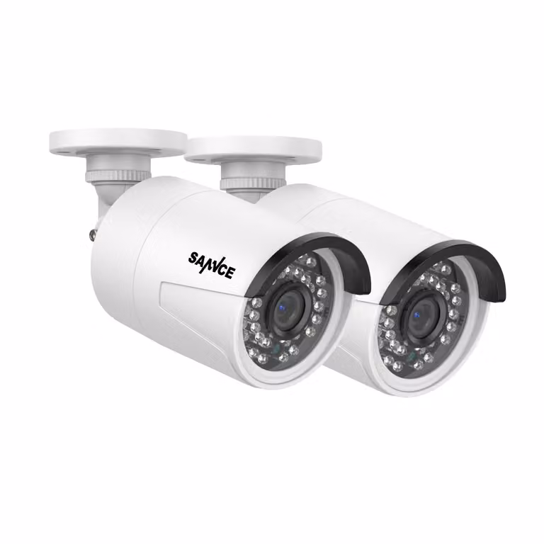 Telecamera di sicurezza SANNCE, risoluzione 3MP, visione notturna, design resistente alle intemperie, 71FQ02Seventy-one FQ02