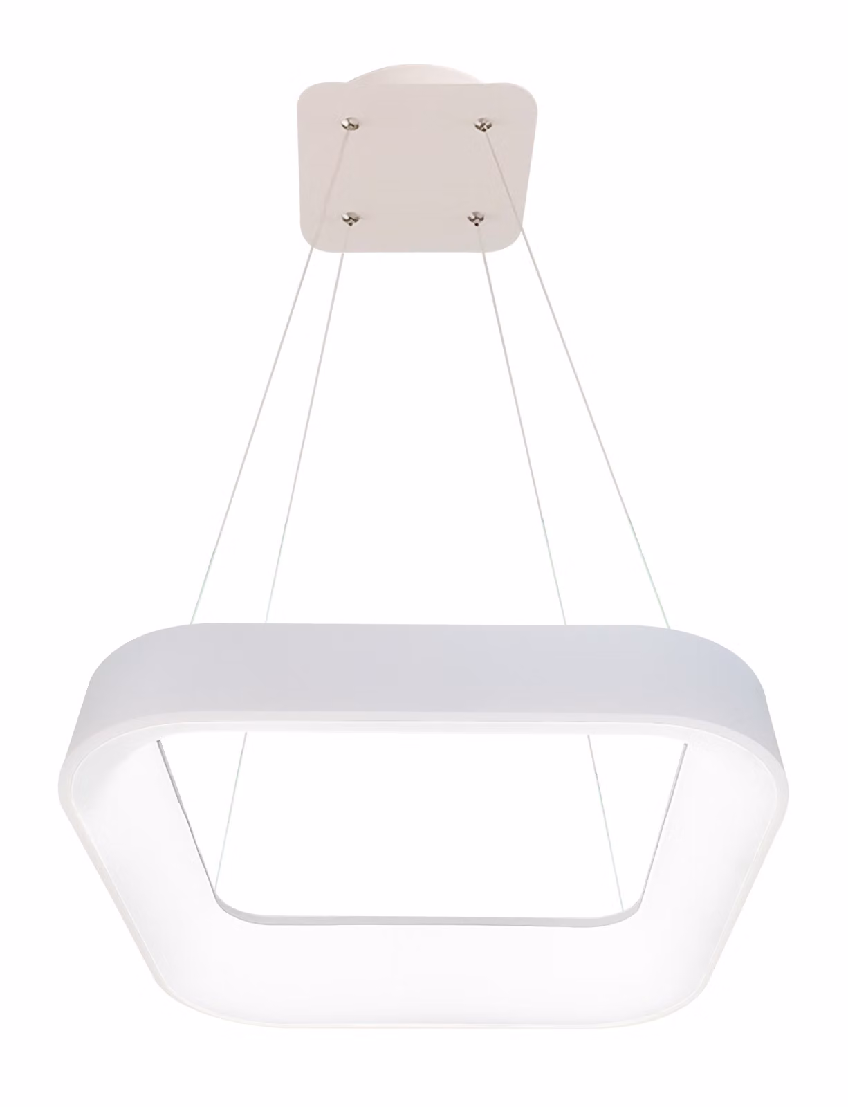 Ecolite Bianco apparecchio a sospensione LED quadrato 40W con DO WMKL02S-40W/LED-BI