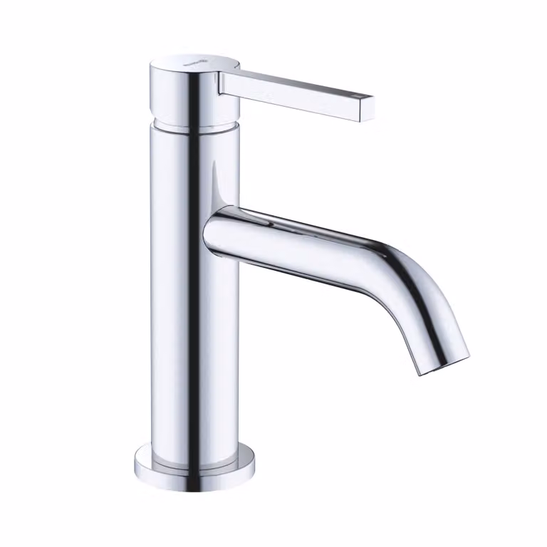 Mitigeur monocommande pour lavabo KLUDI NOVA FONTE PURA, montage monotrou, hauteur de bec 75 mm, sans kit de vidage, 200280515, 200280515