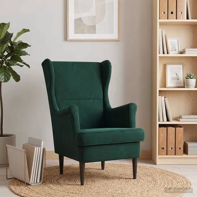 Divano Sedia-Poltrona Verde Scuro Velluto 275767