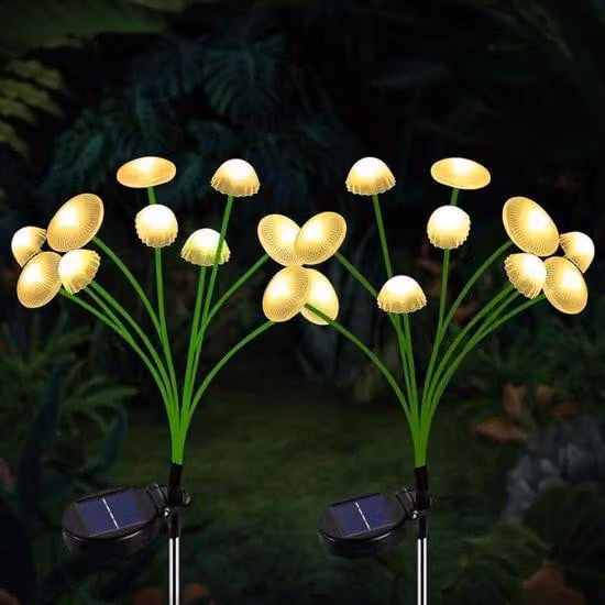 Luci decorative a LED solari impermeabili per l'illuminazione del giardino