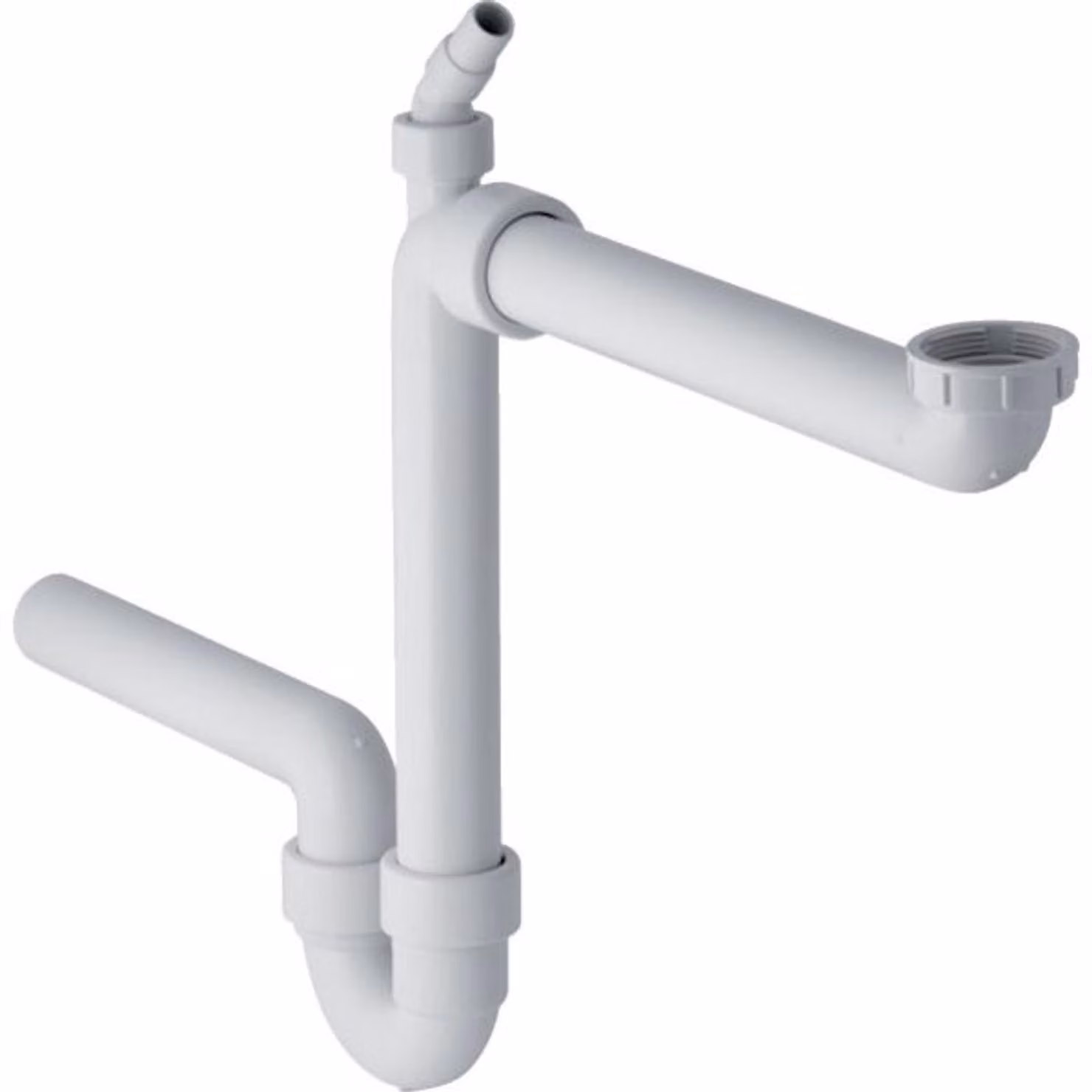 Geberit Rohrbogengeruchsverschluss für Spülbecken, Abgang horizontal