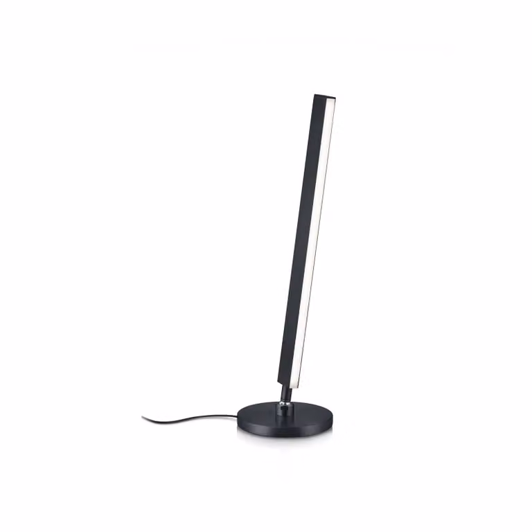 Knapstein Lampada da tavolo a LED Kosma, dimmerabile, Nero, Soggiorno / Sala da pranzo, Ottone, Moderno, Lampada da tavolo LED